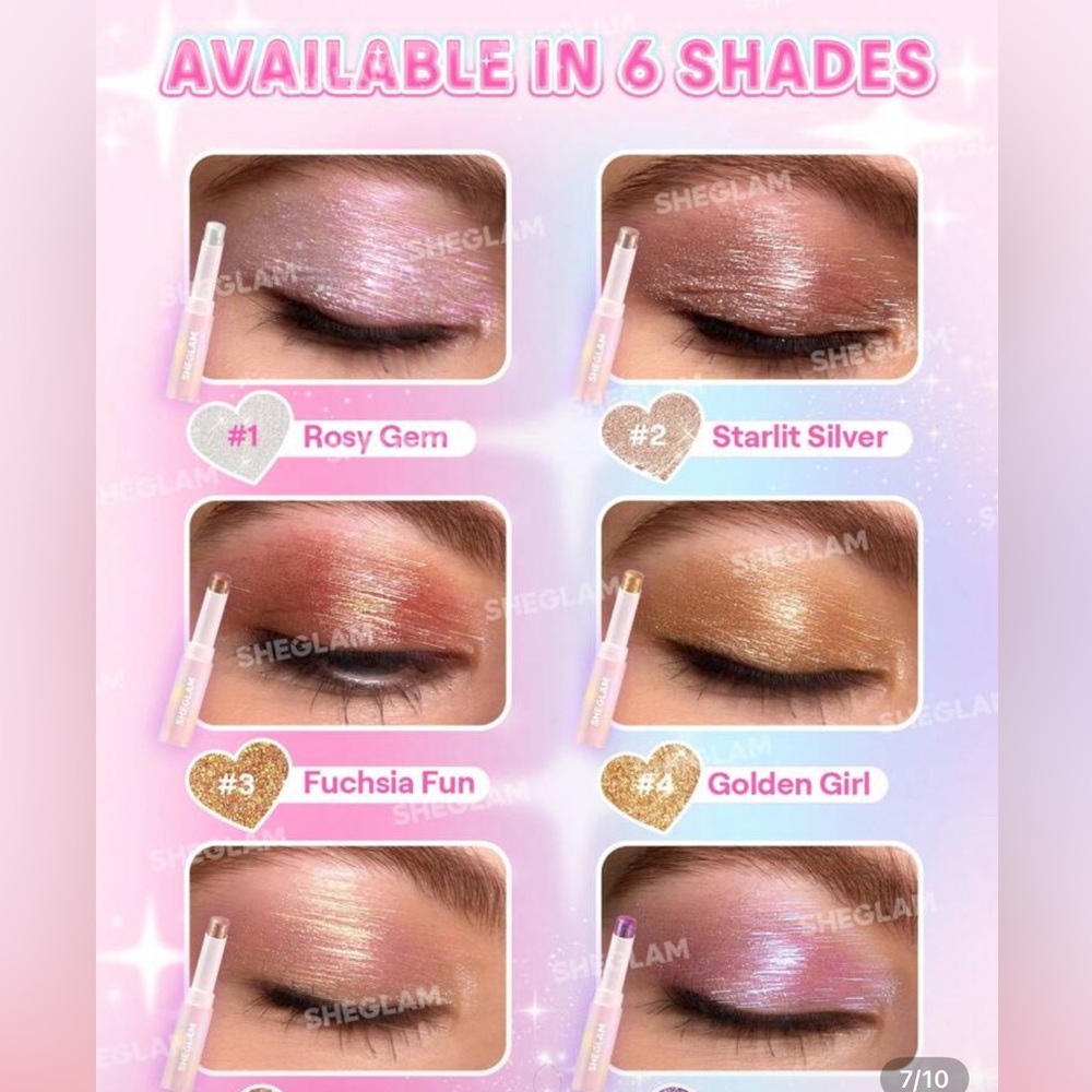 FINAL PRICE DROP New in Box Sheglam Cheeks Eyes Lips